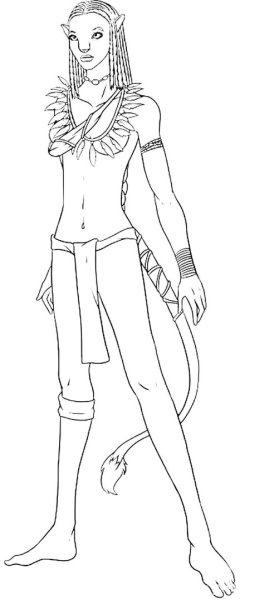 Раскраска аватар фильм