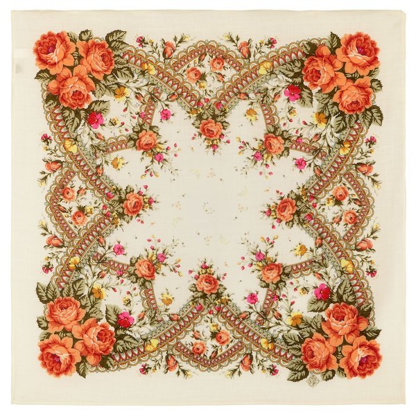 Павловопосадский оннаментальный платок