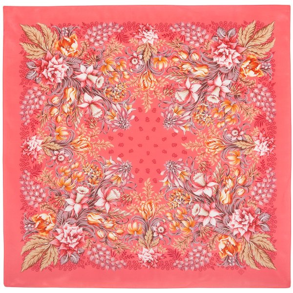 Павловопосадский платок после дождя