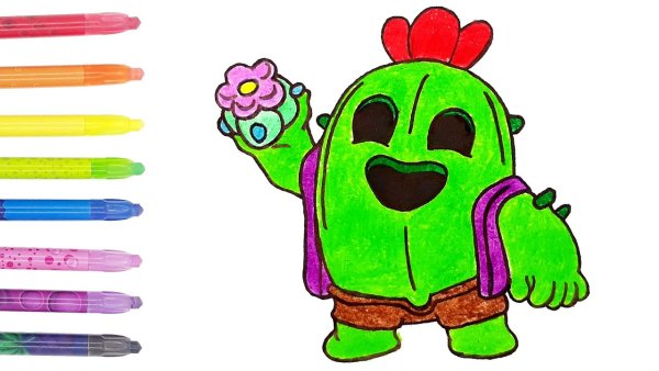 Спайк из БРАВЛ старс легки