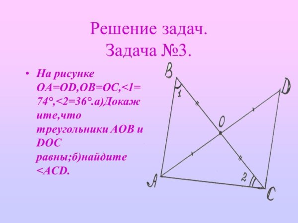 На рисунке ОА оd ob OC