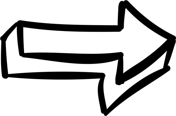 Стрелочка нарисованная