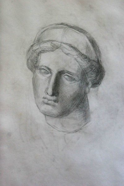 Венера Милосская скульптура рисунок Академический