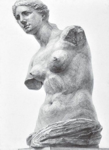 Афродита голова гипсовая МАРХИ