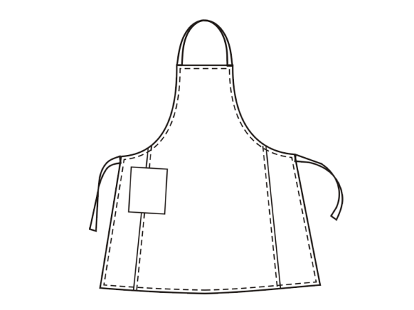 Фартук раскраска