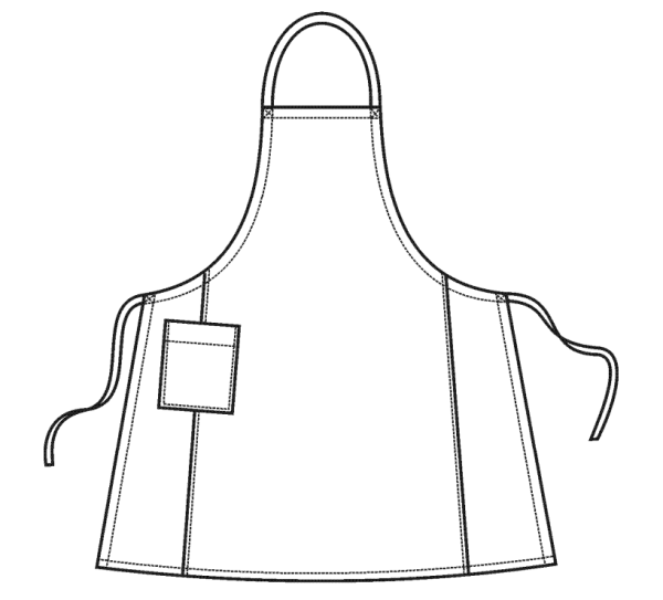 Эскиз детского фартука