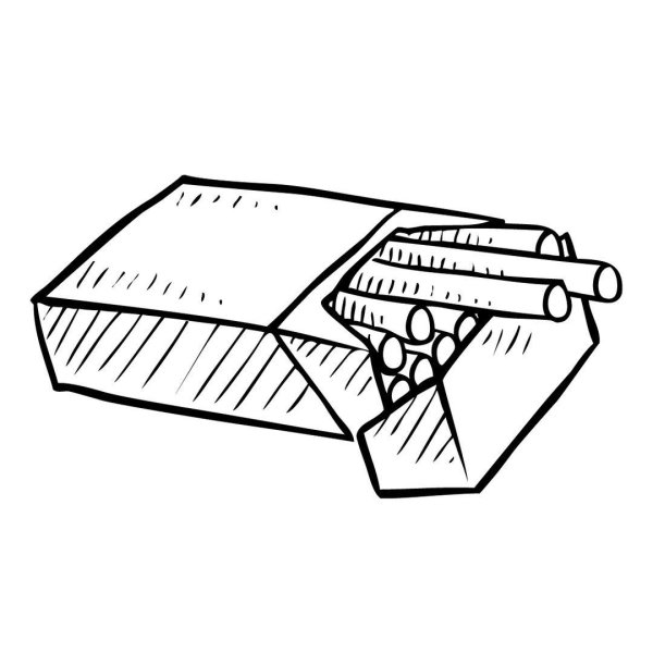 Сигарета эскиз