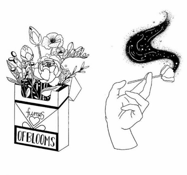 Сигарета рисунок