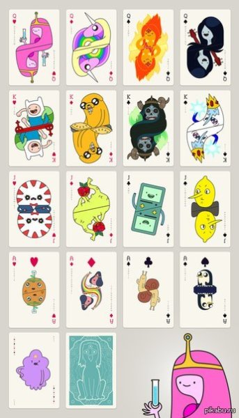 Маленькие карточки с рисунками из тик тока