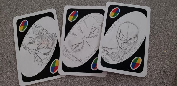 Карты уно разрисованные