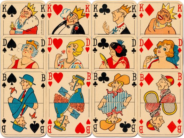 Карты игральные с позами