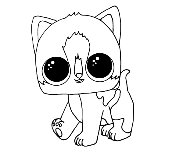 Раскраска ЛОЛ котик