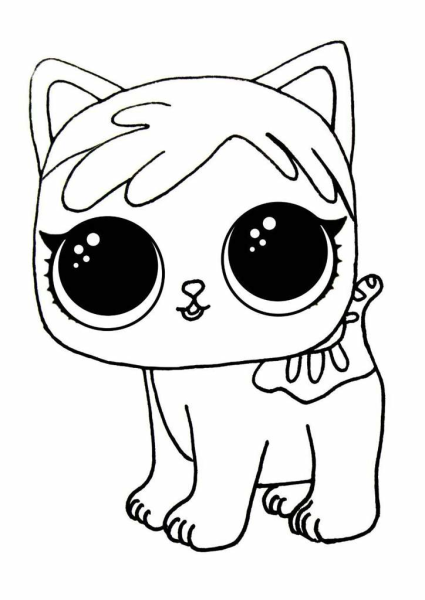 Раскраска ЛОЛ котик