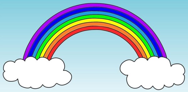 Радуга рисунок
