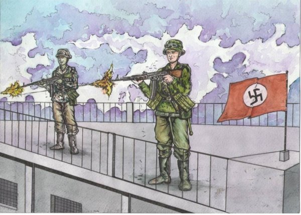 Рисунок солдату