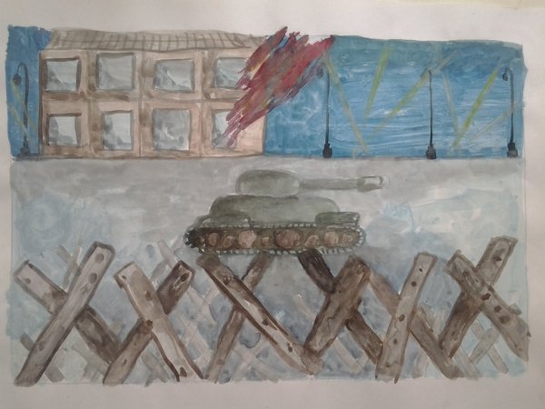 Блокада Ленинграда рисунки