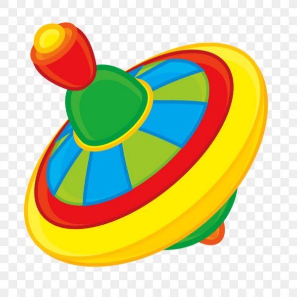 Детские игрушки на прозрачном фоне