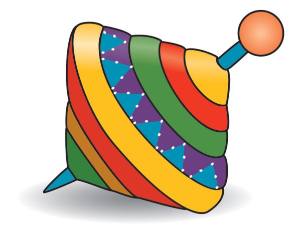 Юла нарисовать