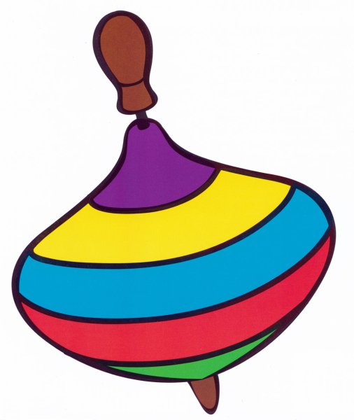 Юла игрушка на прозрачном фоне