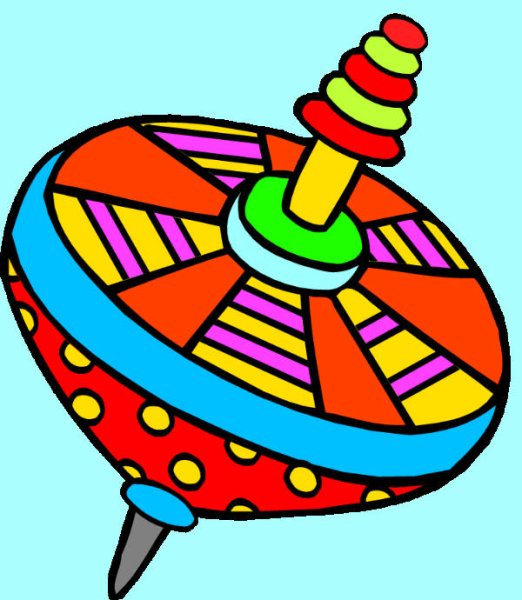 Игрушки карточки для детей Юла