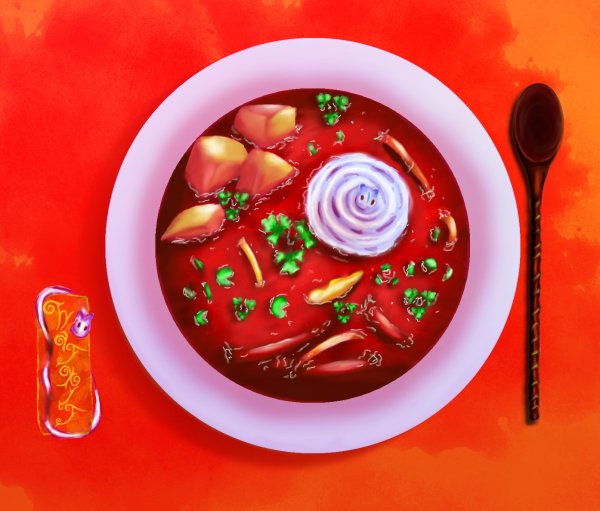 Супы в стиле аниме