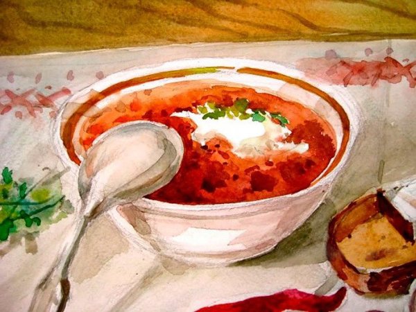 Суп в живописи