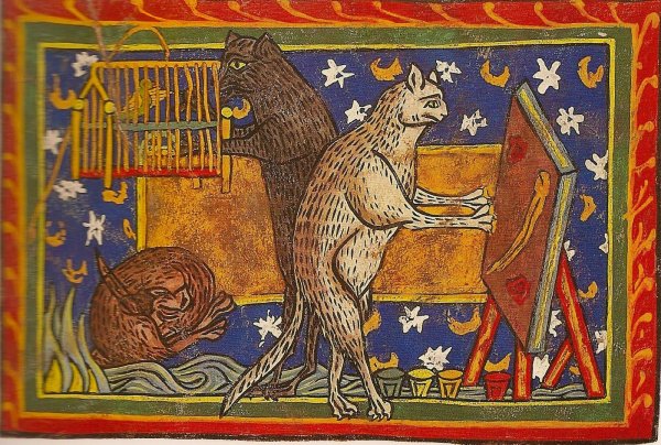 Средневековая живопись книжная миниатюра Бестиарий
