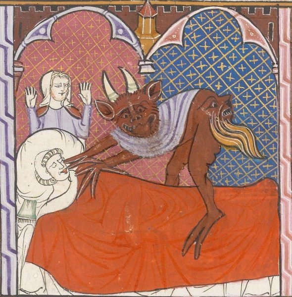 Средневековые миниатюры с дьяволом