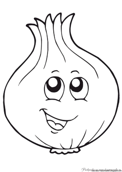 Лук раскраска для детей