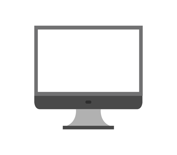 Монитор нарисованный