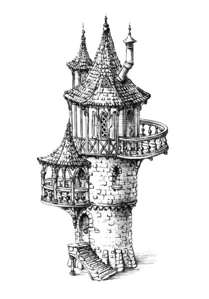 Референс Средневековая башня
