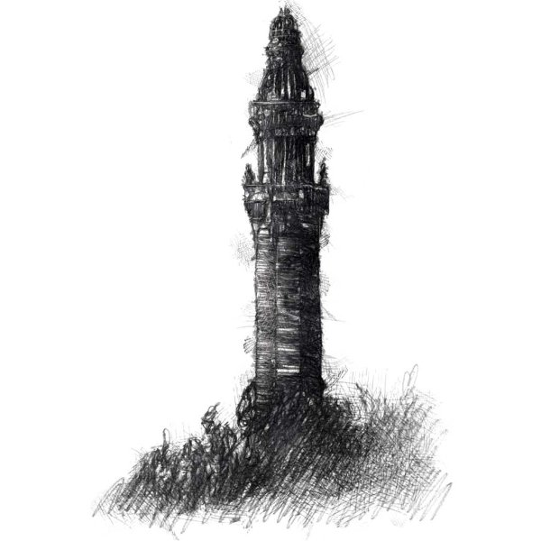Башня набросок