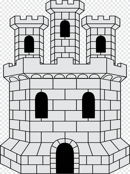 Рисование замка крепости