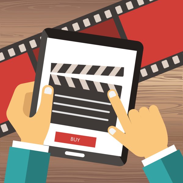 Поход в кинотеатр рисунок