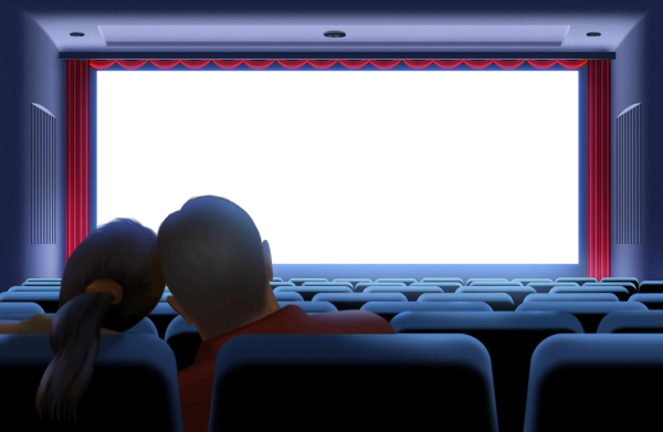 Рамка экран кинотеатра