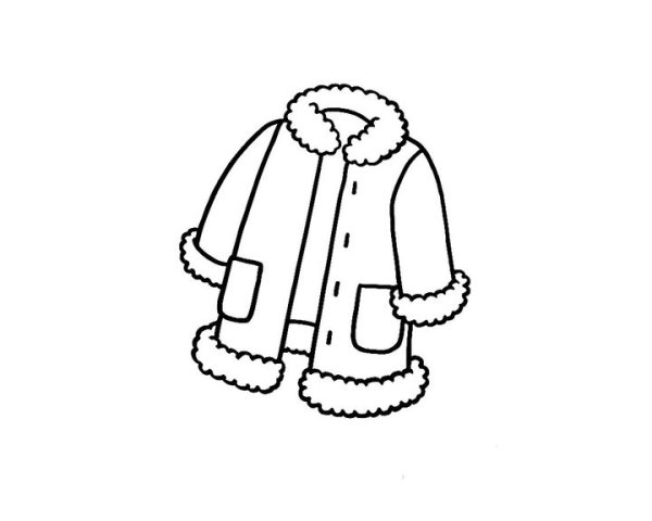 Меховая шуба пиктограмма