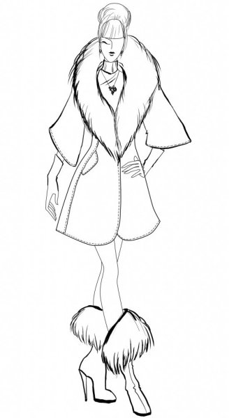 Пальто на прозрачном фоне