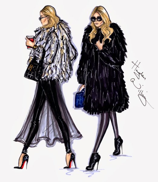 Нарисованный мех