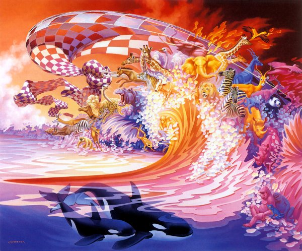 Яркий и загадочный мир художницы Ilene Meyer