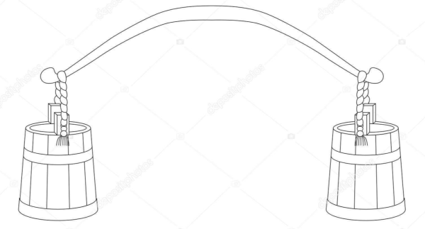 Коромысло раскраска