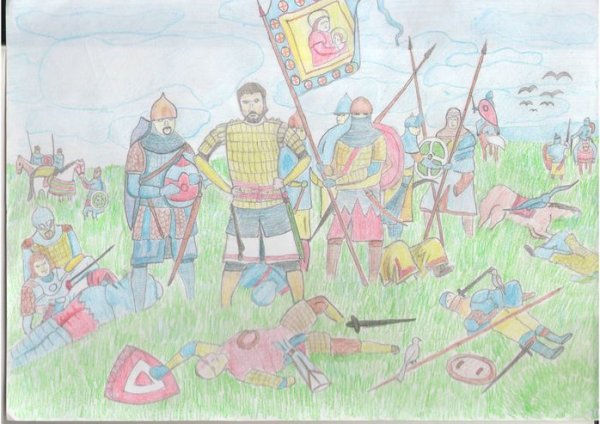 Рисунок Куликовская Куликовская битва