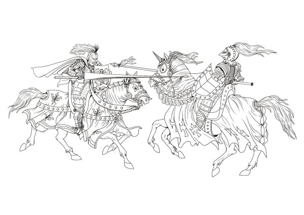 Дмитрий Донской Куликовская битва раскраска