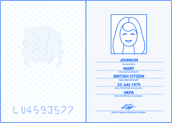 Раскраска паспорт для детей