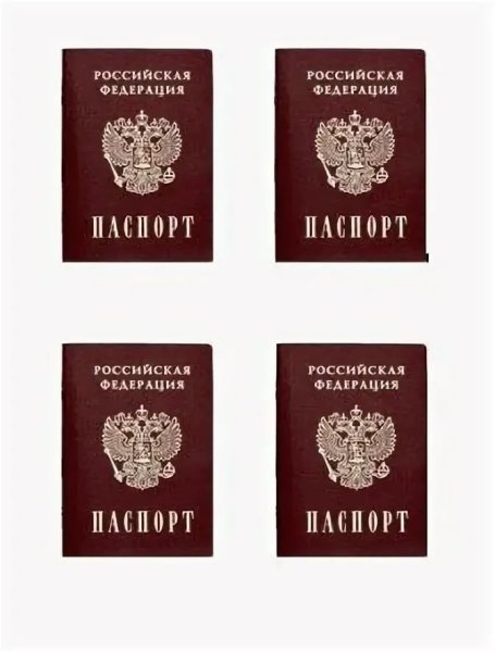 Паспорт для печати на сахарной бумаге