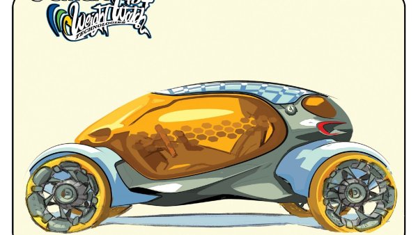 Машина будущего рисунок