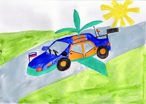 Машина детский рисунок