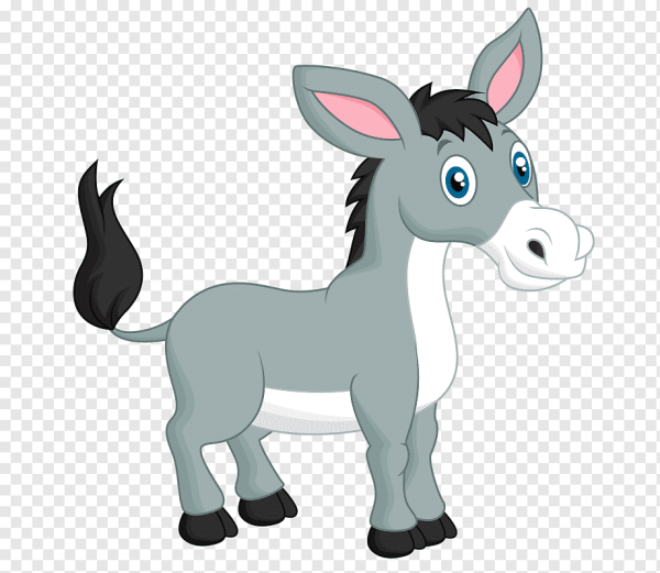 Осёл мультяшный