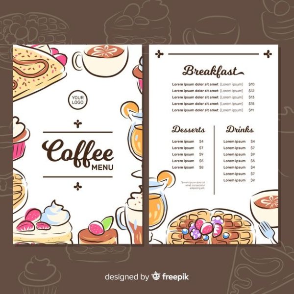 Поднос с блюдом черно белое