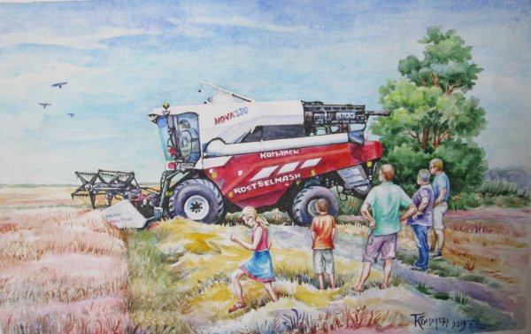 Трохименко картина комбайн