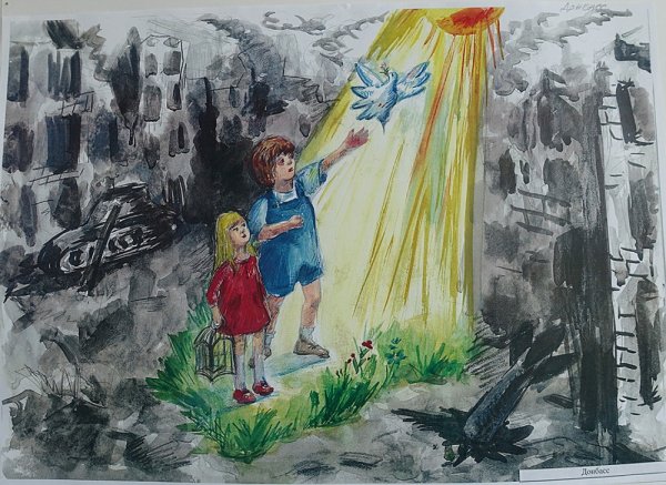 Детские рисунки о войне